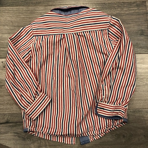 JACADI Paris long sleeve button down shirt Size 2 - Picture 5 of 9